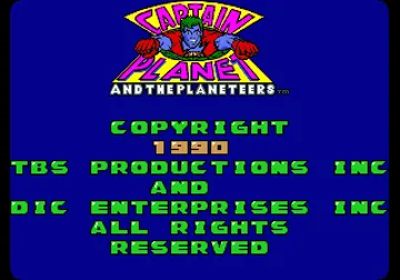 Captain Planet and the Planeteers screen shot title